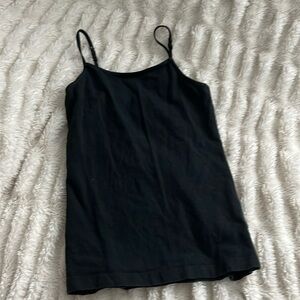 Black tank top